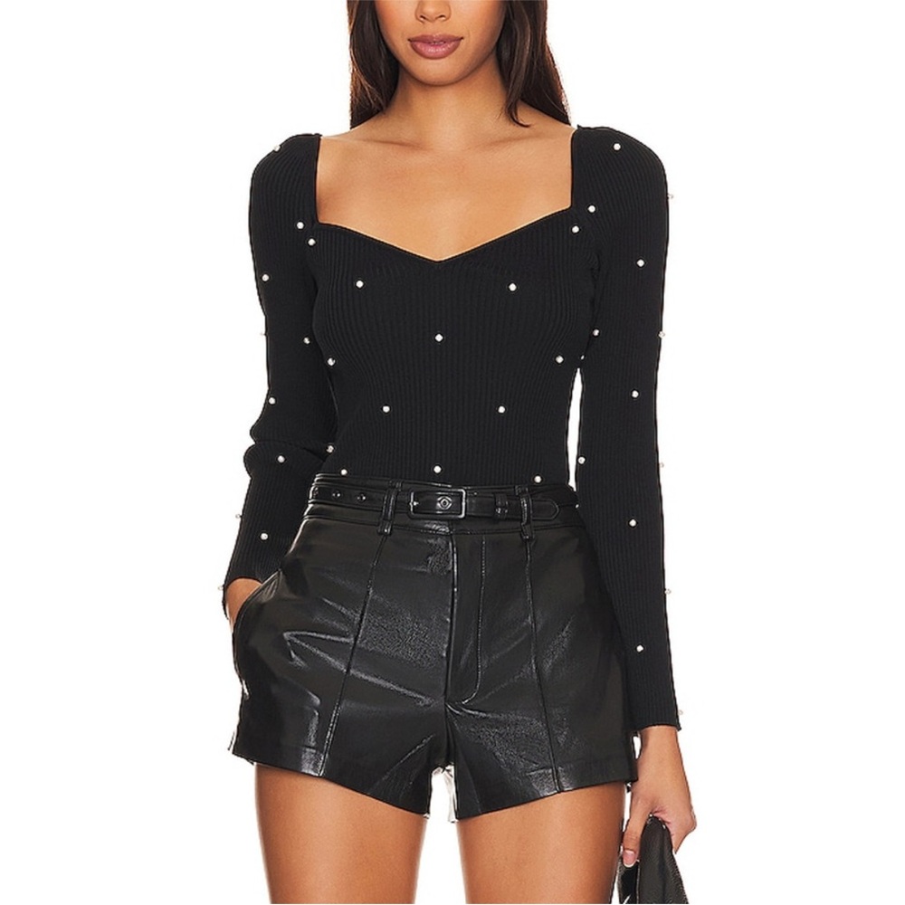 NWT Generation Love 'Marlee' Black Pearl Sweater Size L NEW WITH TAGS